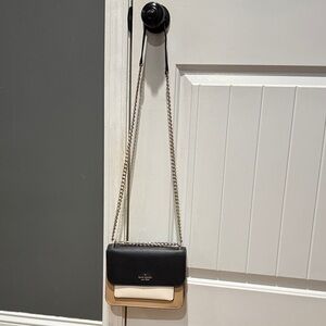Kate Spade Elegant Black and Cream Crossbody Bag